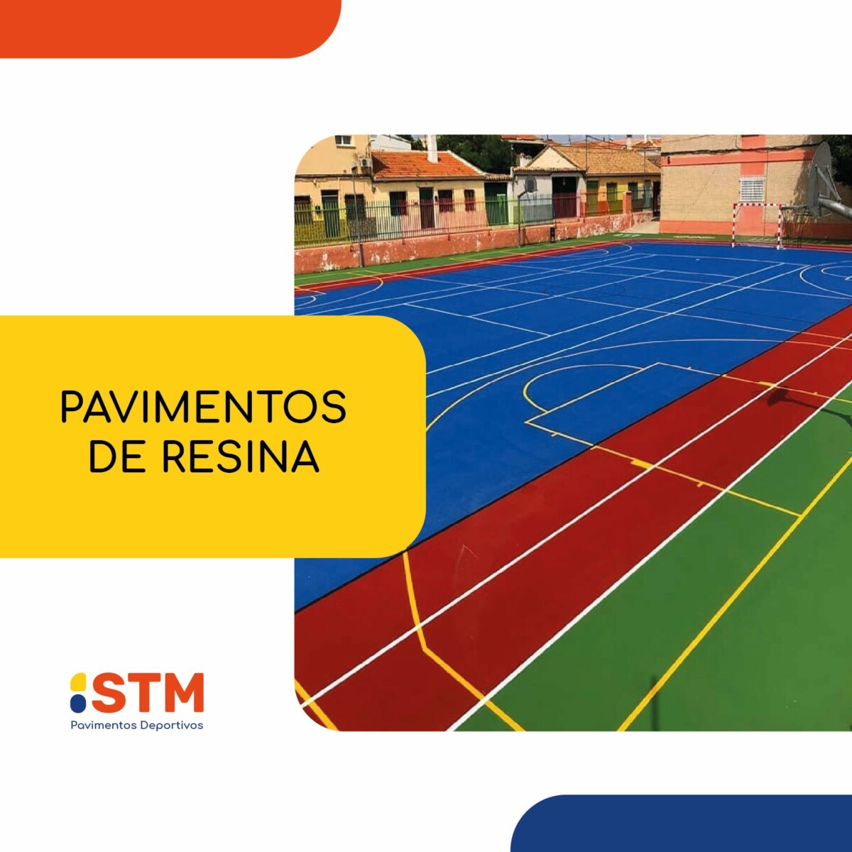 Rehabilitación Pista Resina Colegio Montalvo en Ossa de Montiel